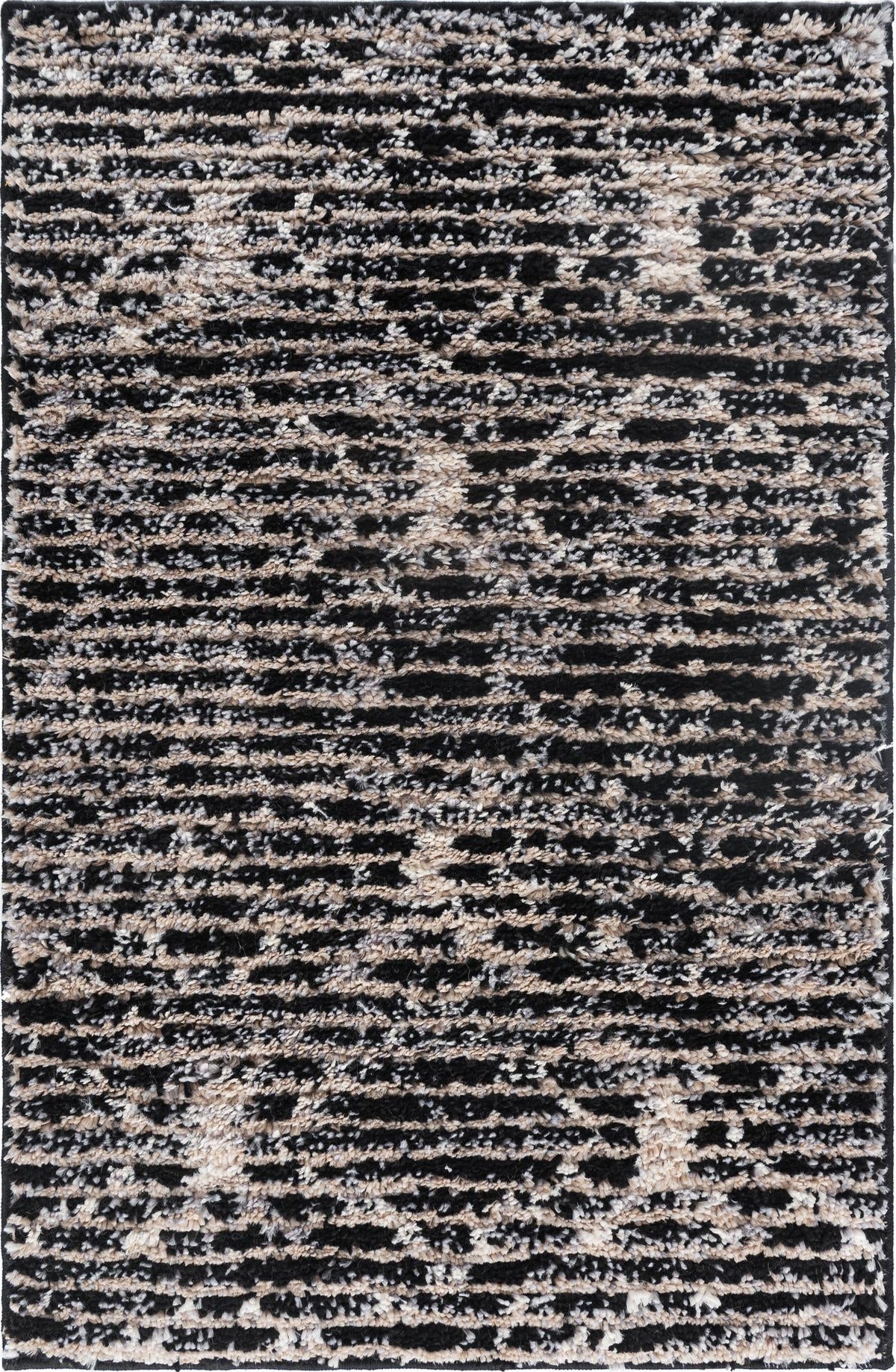 Santa Fe Trails Collection Area Rug - Canyon Rectangle Black Main