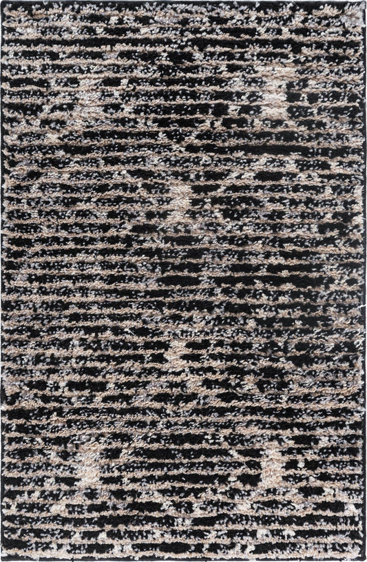 Santa Fe Trails Collection Area Rug - Canyon Rectangle Black Main