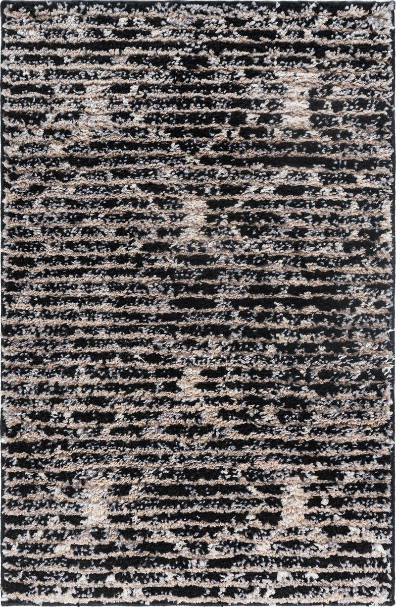 Santa Fe Trails Collection Area Rug - Canyon Rectangle Black Main