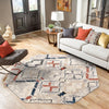 Santa Fe Trails Collection Area Rug - Canyon Octagon Multi  lifestyle 95