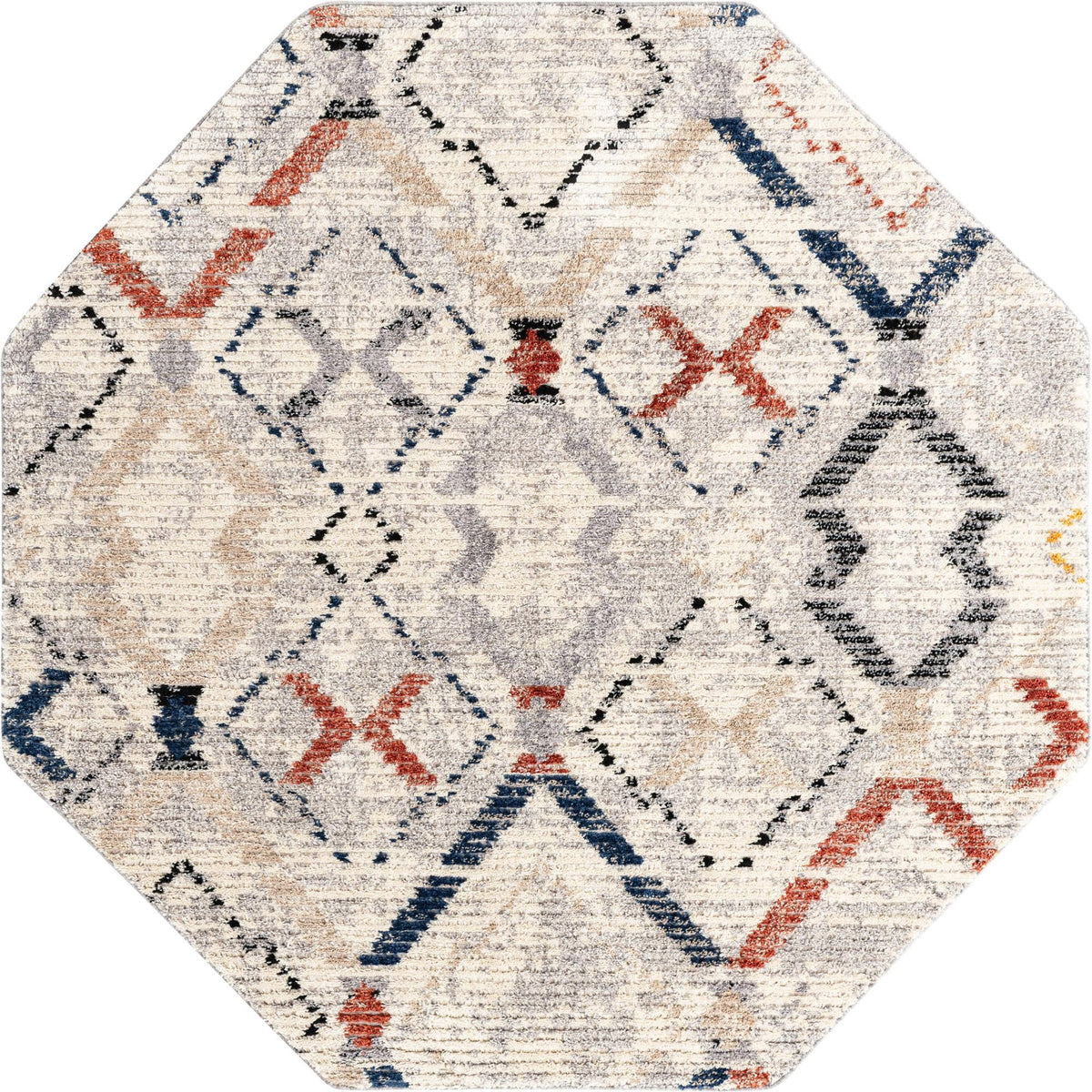 Santa Fe Trails Collection Area Rug - Canyon Octagon Multi  lifestyle 64