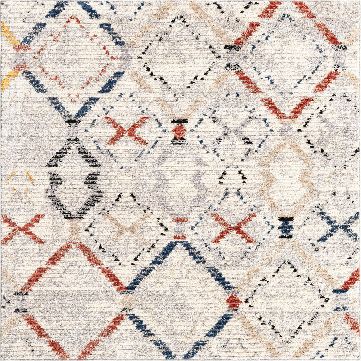 Santa Fe Trails Collection Area Rug - Canyon Square Multi  lifestyle 50