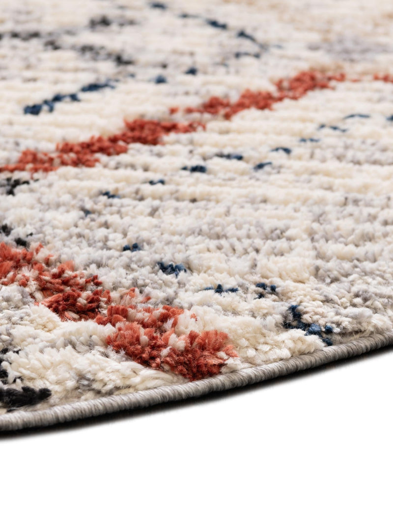 Santa Fe Trails Collection Area Rug - Canyon Round Multi  lifestyle 104