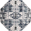 Santa Fe Trails Collection Area Rug -  Adobe Octagon Blue  lifestyle 26