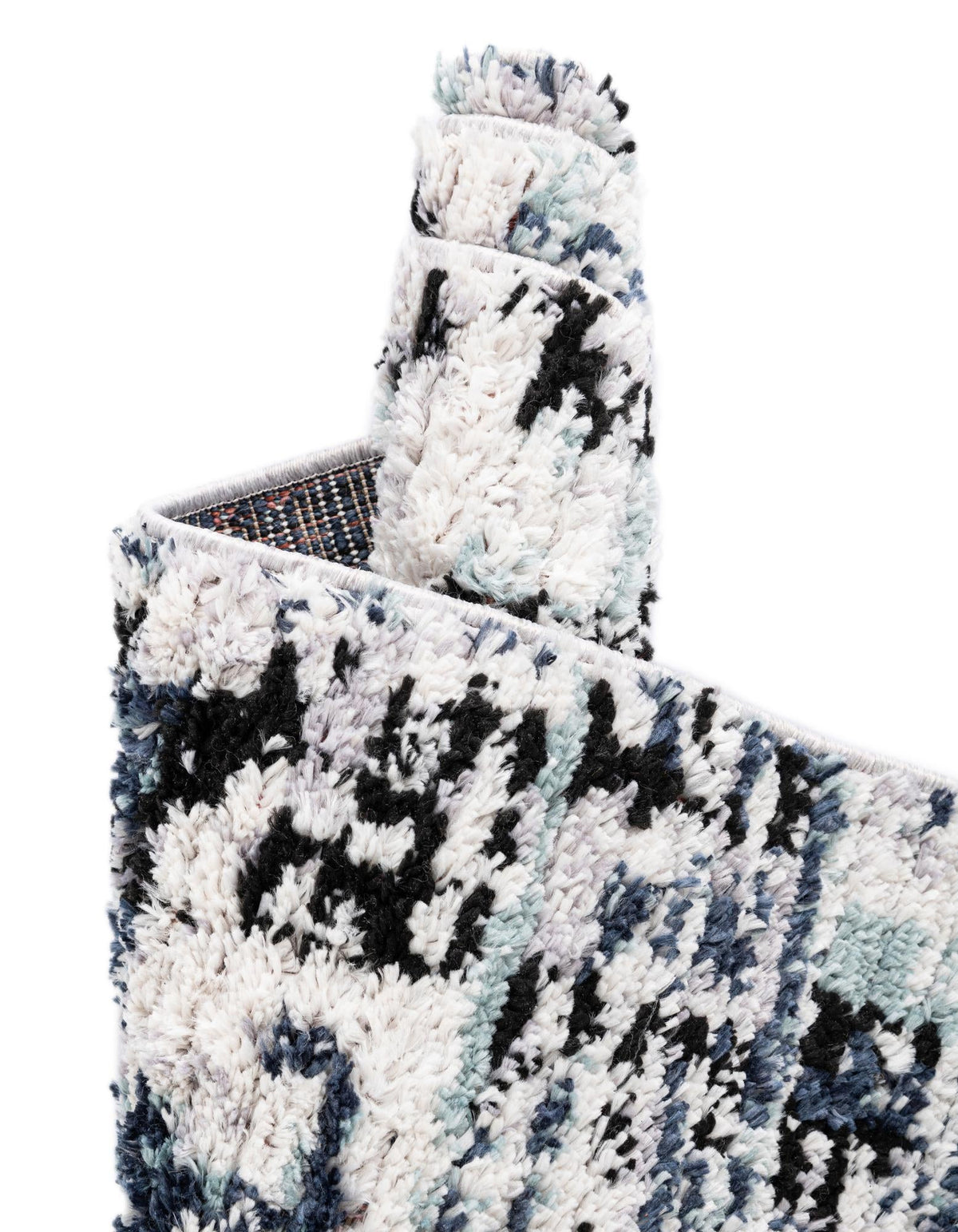 Santa Fe Trails Collection Area Rug -  Adobe Rectangle Blue  lifestyle 10