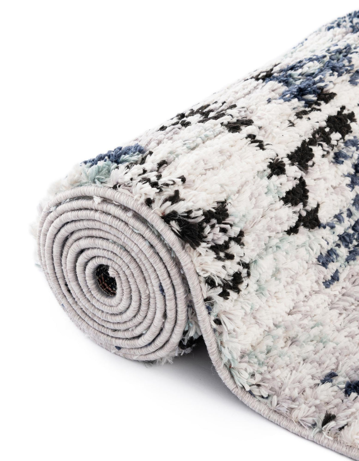 Santa Fe Trails Collection Area Rug -  Adobe Rectangle Blue  lifestyle 11