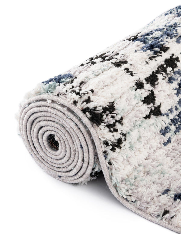 Santa Fe Trails Collection Area Rug -  Adobe Rectangle Blue  lifestyle 11