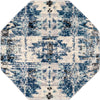 Santa Fe Trails Collection Area Rug -  Adobe Octagon Blue  lifestyle 16