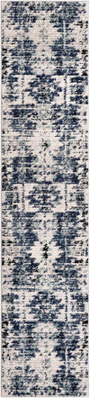 Santa Fe Trails Collection Area Rug -  Adobe Runner Blue  lifestyle 19
