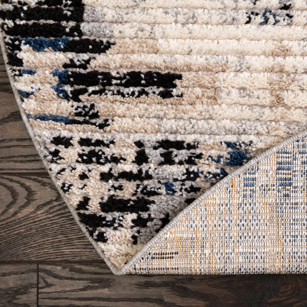 Santa Fe Trails Collection Area Rug -  Adobe Round Ivory  lifestyle 85