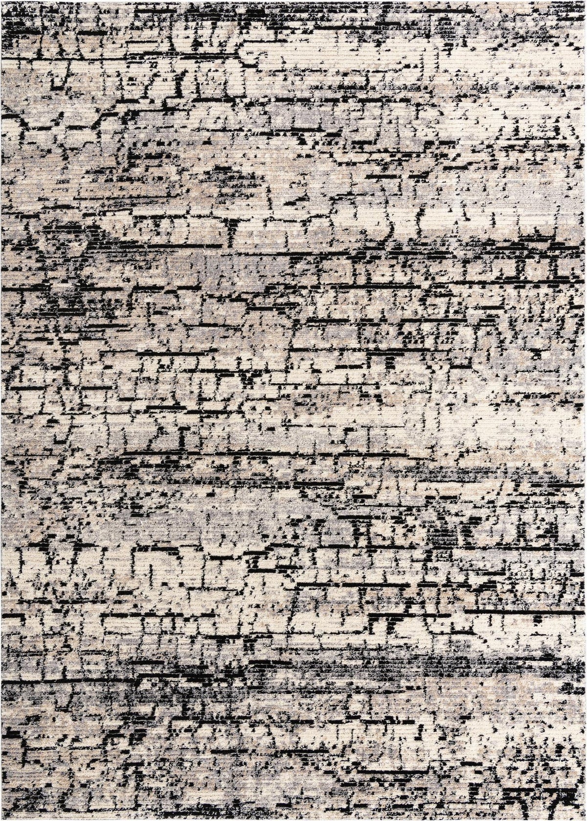 Santa Fe Trails Collection Area Rug -  Chaparral Rectangle Gray  lifestyle 3