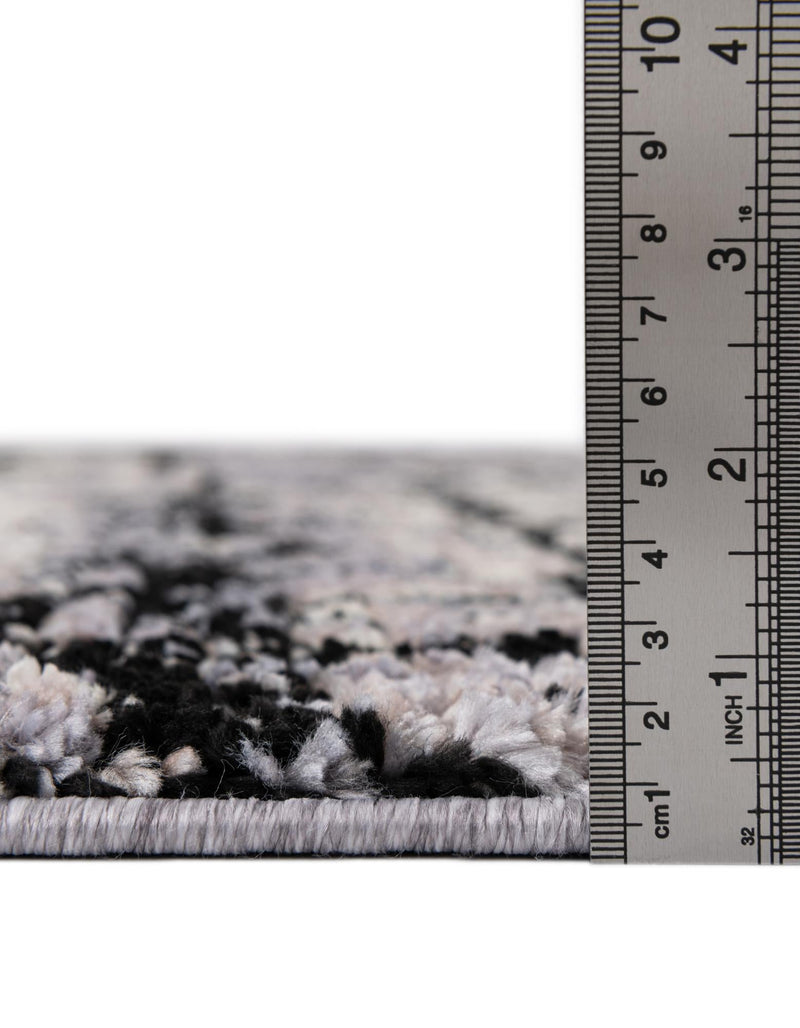 Santa Fe Trails Collection Area Rug -  Chaparral Rectangle Gray  lifestyle 8