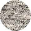 Santa Fe Trails Collection Area Rug -  Chaparral Round Gray  lifestyle 68