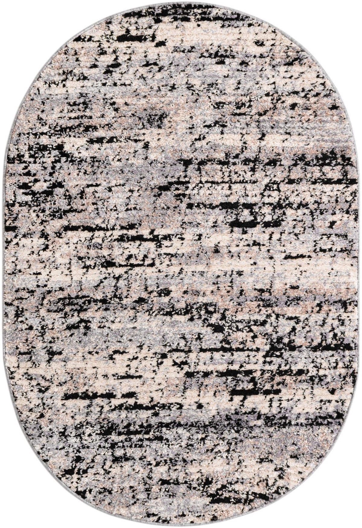 Santa Fe Trails Collection Area Rug -  Chaparral Oval Gray  lifestyle 31