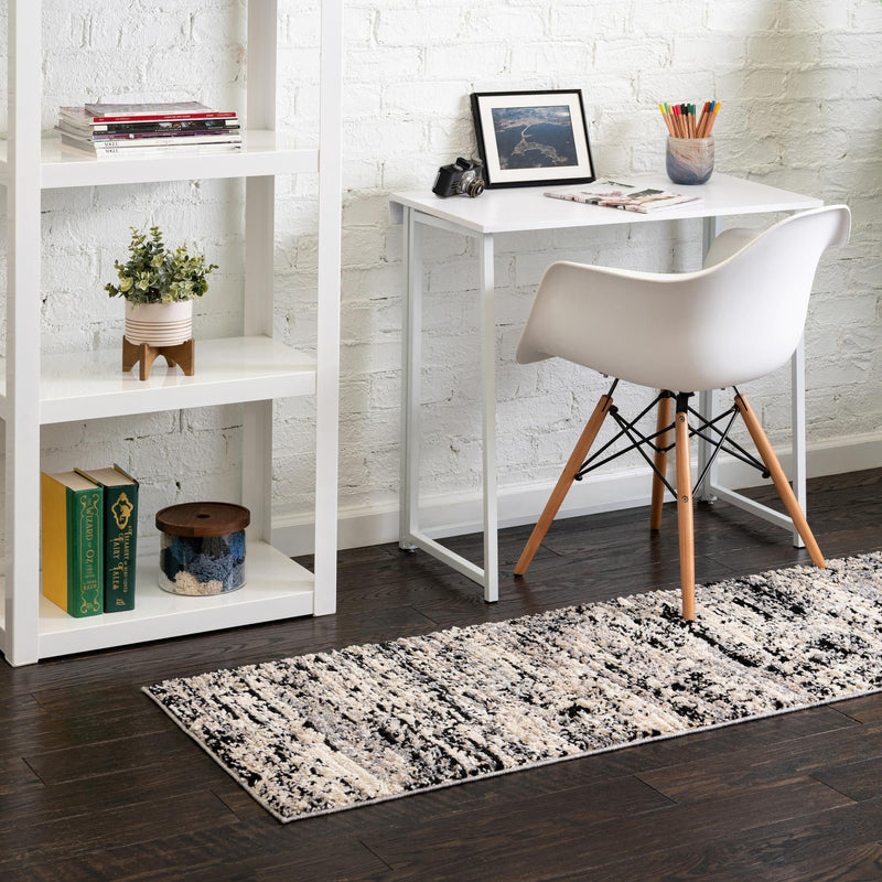 Santa Fe Trails Collection Area Rug -  Chaparral Runner Gray  lifestyle 56