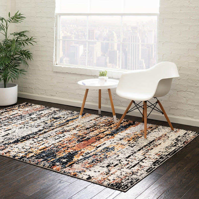 Santa Fe Trails Collection Area Rug -  Chaparral Rectangle Multi  lifestyle 7