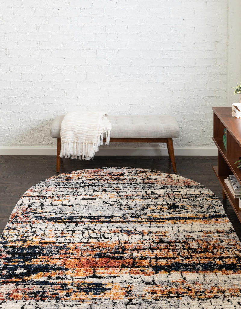 Santa Fe Trails Collection Area Rug -  Chaparral Oval Multi  lifestyle 46