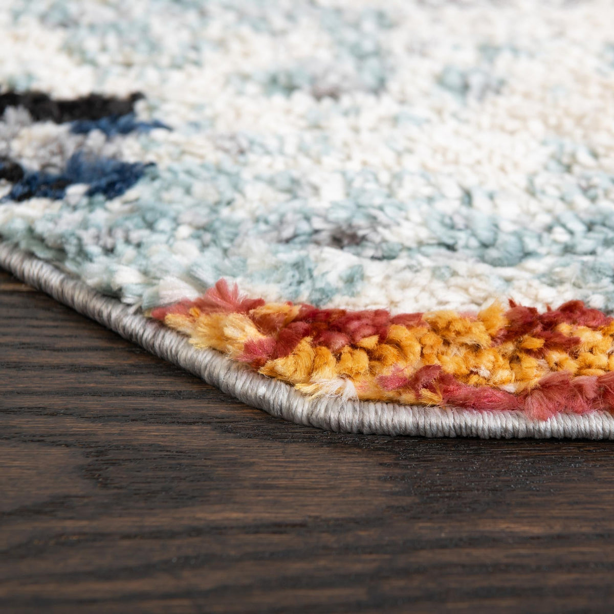Santa Fe Trails Collection Area Rug -  Arroyo Octagon Multi  lifestyle 76