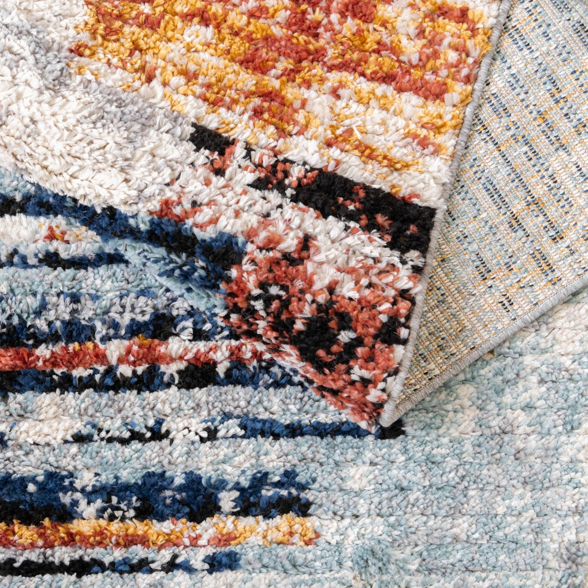 Santa Fe Trails Collection Area Rug -  Arroyo Octagon Multi  lifestyle 78
