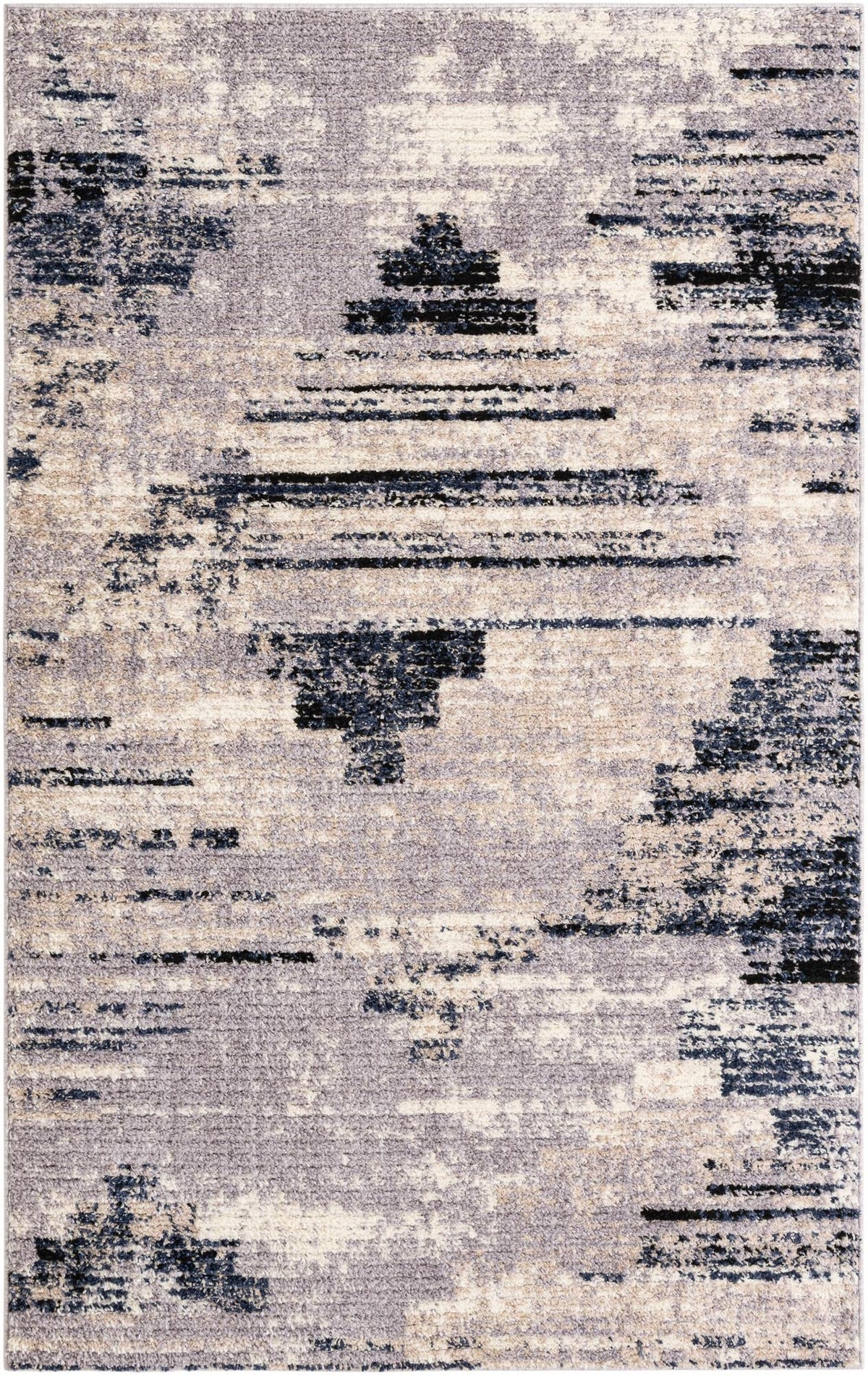 Santa Fe Trails Collection Area Rug -  Arroyo Rectangle Gray  lifestyle 2