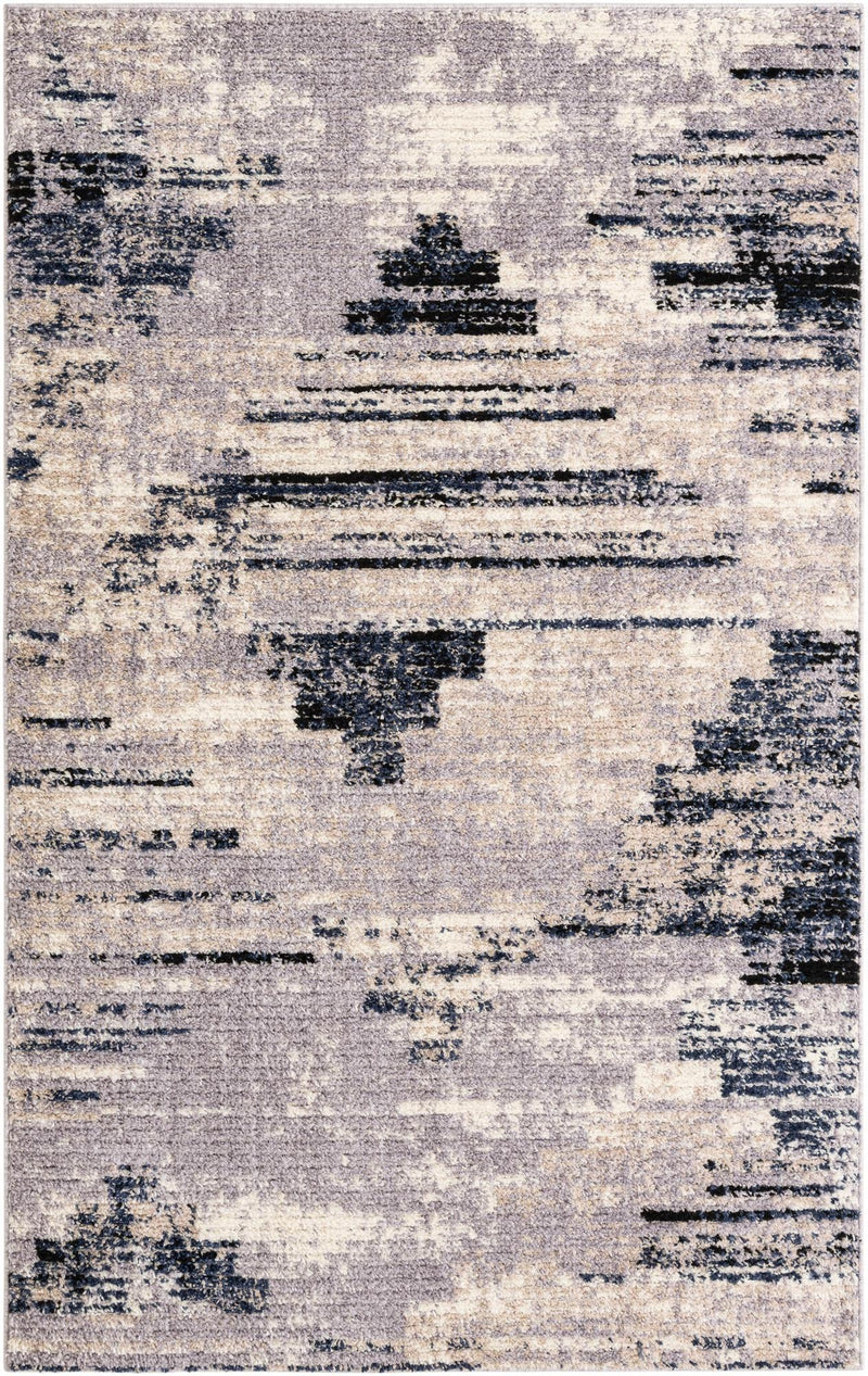 Santa Fe Trails Collection Area Rug -  Arroyo Rectangle Gray  lifestyle 2