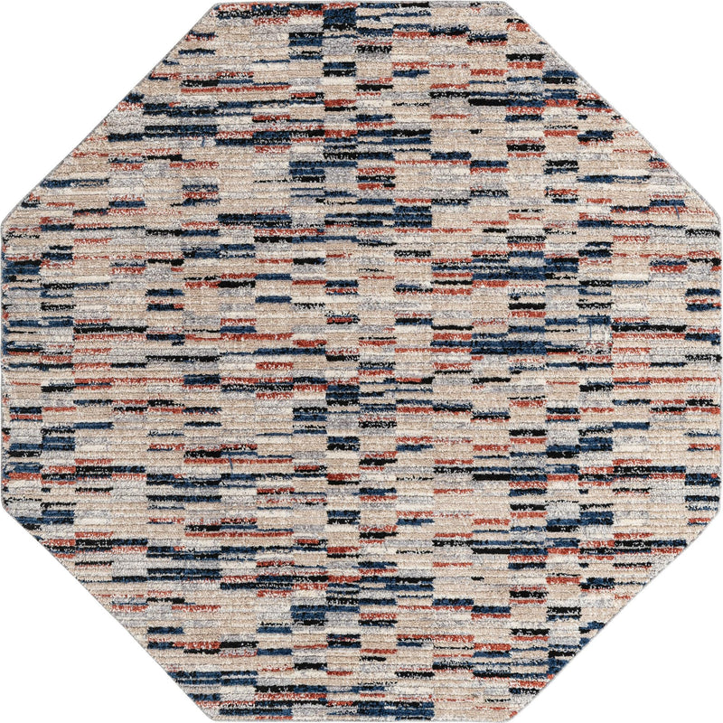 Santa Fe Trails Collection Area Rug -  Cimarron Octagon Multi  lifestyle 18