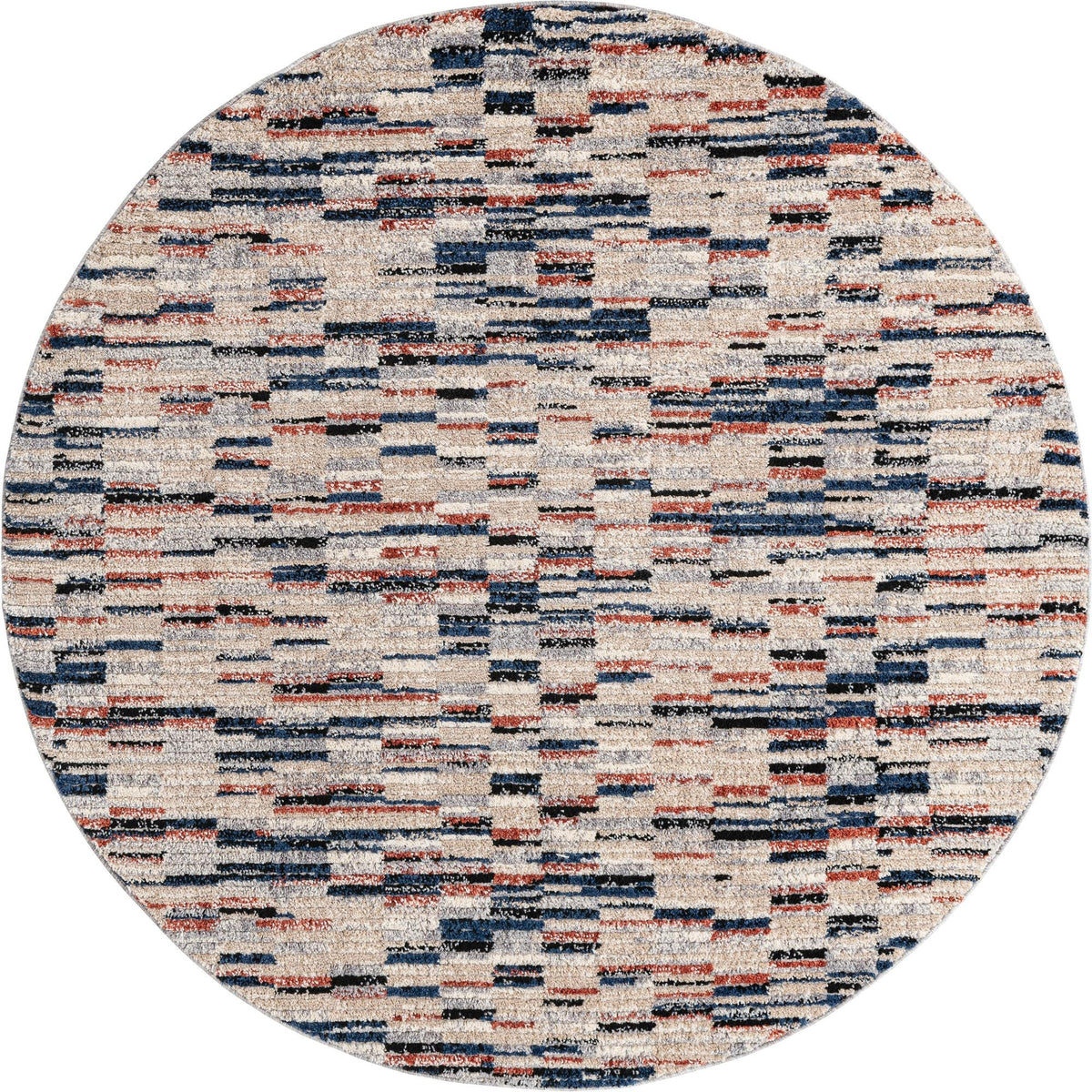 Santa Fe Trails Collection Area Rug -  Cimarron Round Multi  lifestyle 19