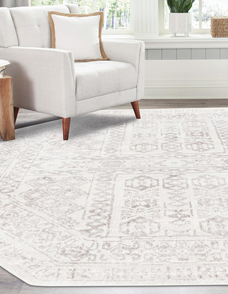 Cambridge Classics Collection Area Rug - Kendall (Cream) Octagon Cream  lifestyle 20