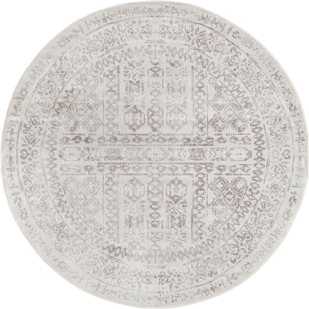 Cambridge Classics Collection Area Rug - Kendall (Cream) Round Cream  lifestyle 11