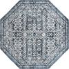 Cambridge Classics Collection Area Rug - Kendall (Blue) Octagon Blue  lifestyle 10