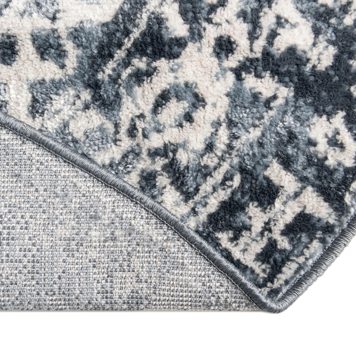 Cambridge Classics Collection Area Rug - Kendall (Blue) Oval Blue  lifestyle 31