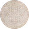 Cambridge Classics Collection Area Rug - Trinity (Beige) Round Beige  lifestyle 40