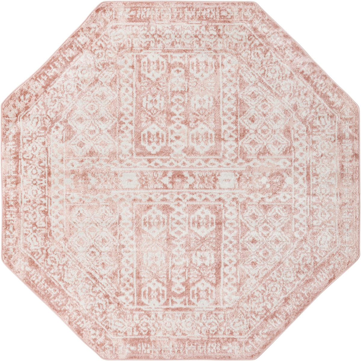 Cambridge Classics Collection Area Rug - Kendall (Pink) Octagon Pink  lifestyle 11