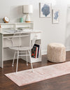 Cambridge Classics Collection Area Rug - Kendall (Pink) Runner Pink  lifestyle 23