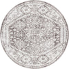 Cambridge Classics Collection Area Rug -  Pembroke (Gray) Round Gray  lifestyle 12