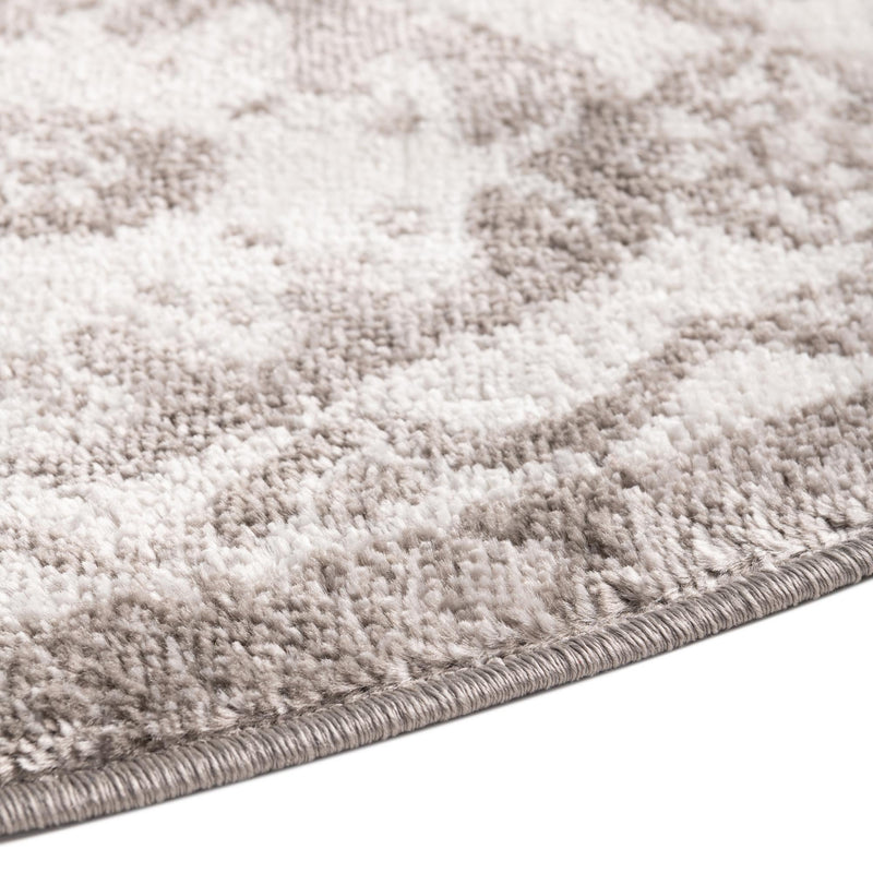 Cambridge Classics Collection Area Rug -  Pembroke (Gray) Round Gray  lifestyle 25