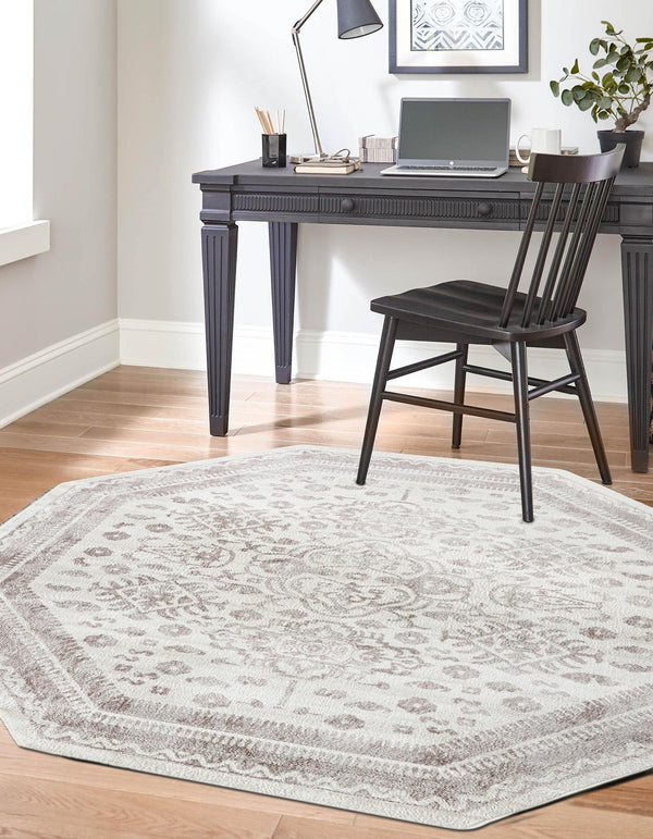 Cambridge Classics Collection Area Rug -  Pembroke (Cream) Octagon Cream  lifestyle 29