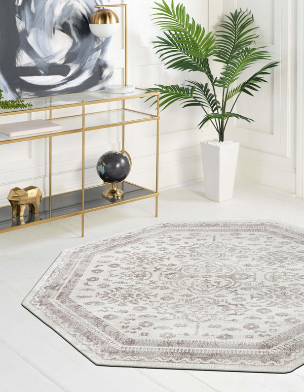 Cambridge Classics Collection Area Rug -  Pembroke (Cream) Octagon Cream  lifestyle 30