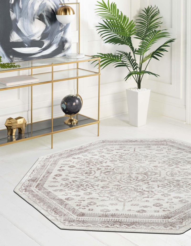 Cambridge Classics Collection Area Rug -  Pembroke (Cream) Octagon Cream  lifestyle 30