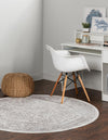 Cambridge Classics Collection Area Rug -  Pembroke (Cream) Round Cream  lifestyle 27