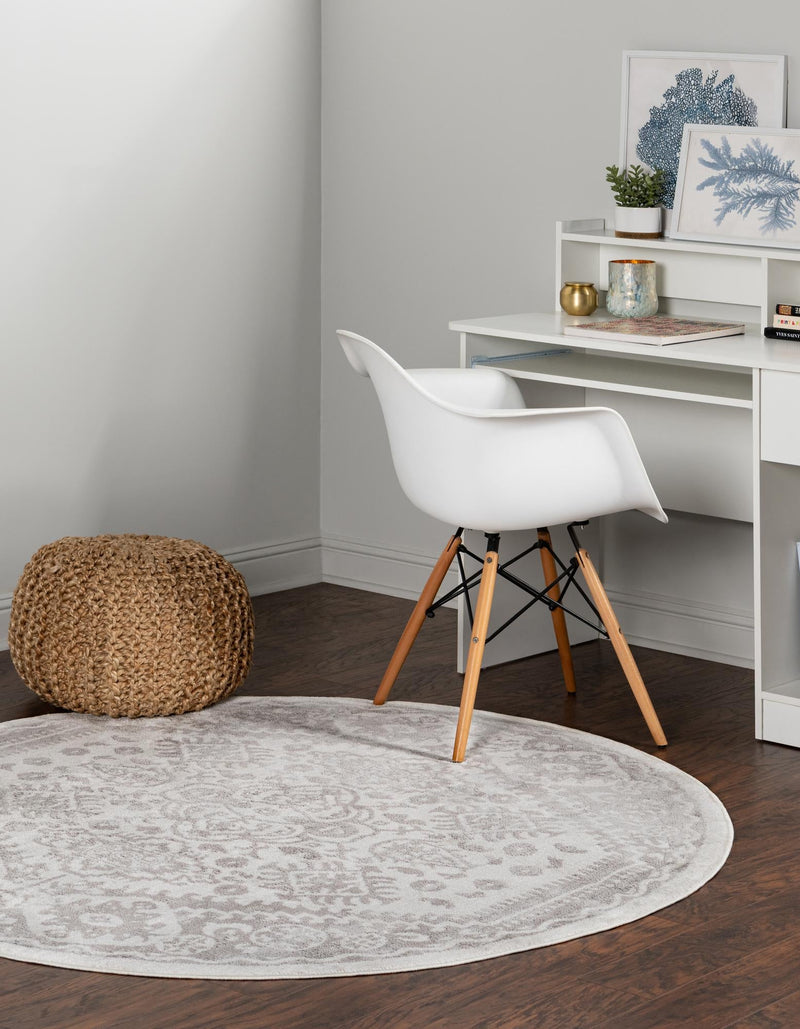 Cambridge Classics Collection Area Rug -  Pembroke (Cream) Round Cream  lifestyle 27