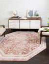 Cambridge Classics Collection Area Rug -  Pembroke (Pink) Octagon Pink  lifestyle 20