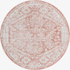 Cambridge Classics Collection Area Rug -  Pembroke (Pink) Round Pink  lifestyle 17
