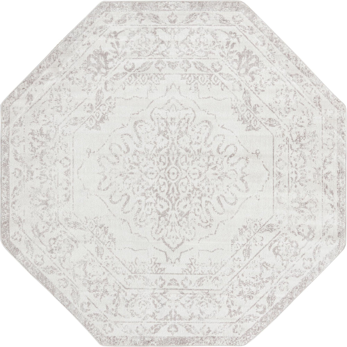 Cambridge Classics Collection Area Rug -  Fitzwilliam (Ivory) Octagon Ivory  lifestyle 18