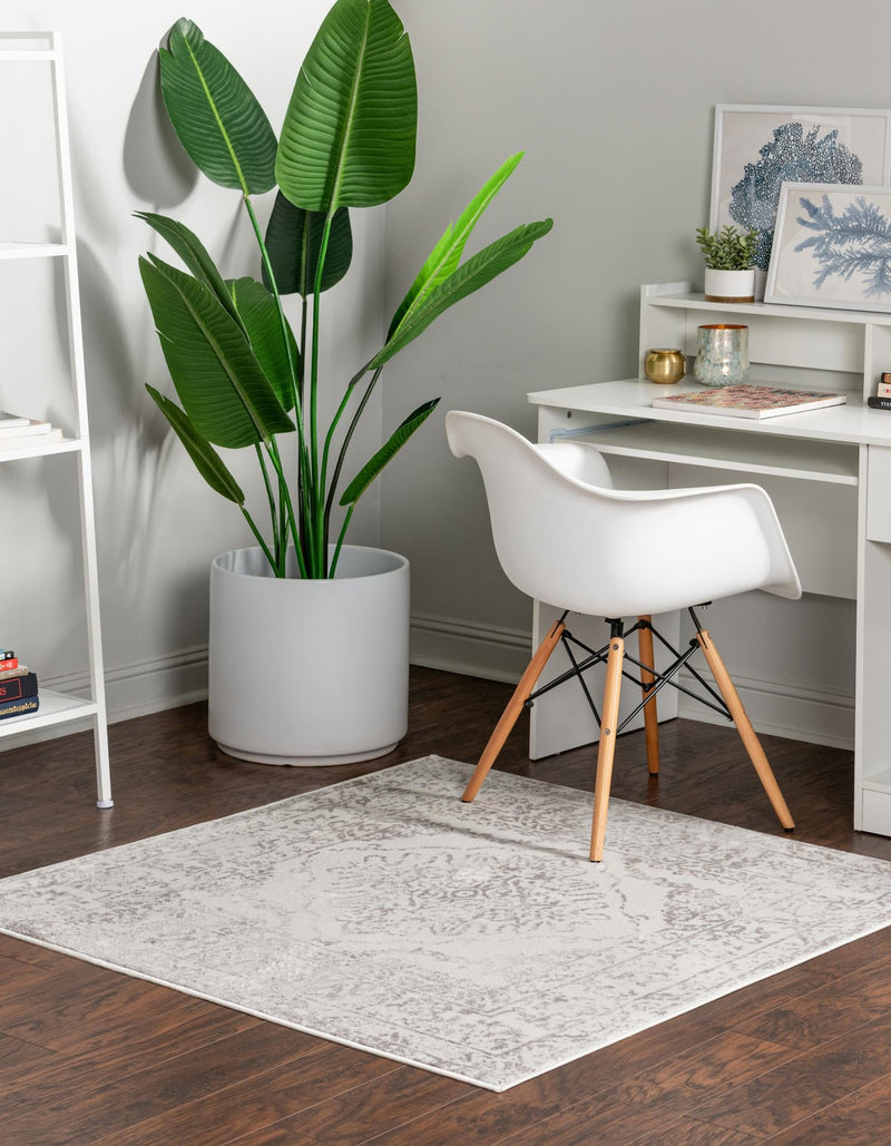 Cambridge Classics Collection Area Rug -  Fitzwilliam (Ivory) Square Ivory  lifestyle 27