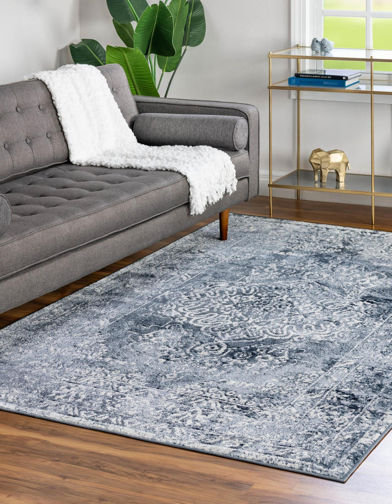 Cambridge Classics Collection Area Rug -  Fitzwilliam (Blue) Rectangle Blue  lifestyle 3