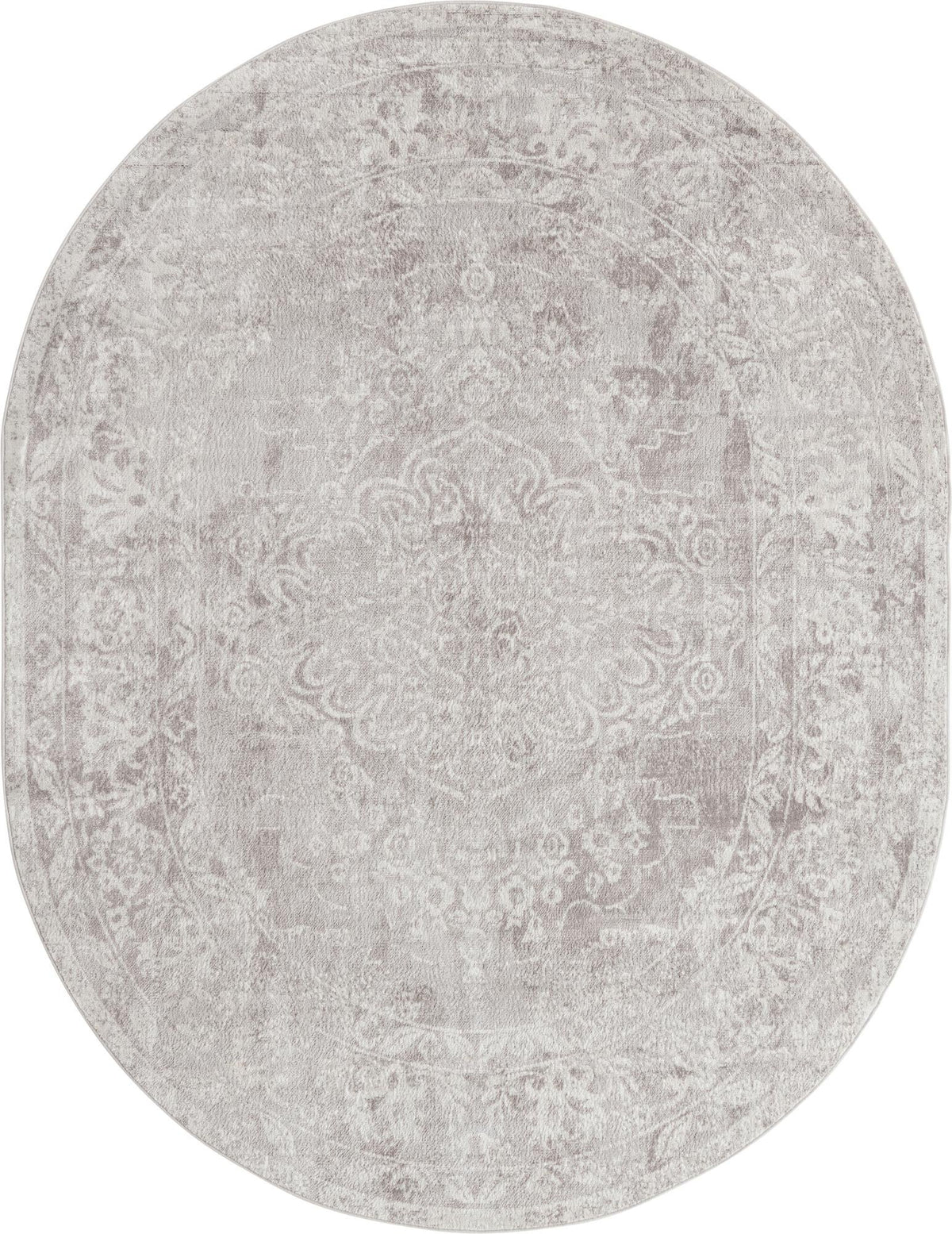 Cambridge Classics Collection Area Rug -  Fitzwilliam (Gray) Oval Gray  lifestyle 11