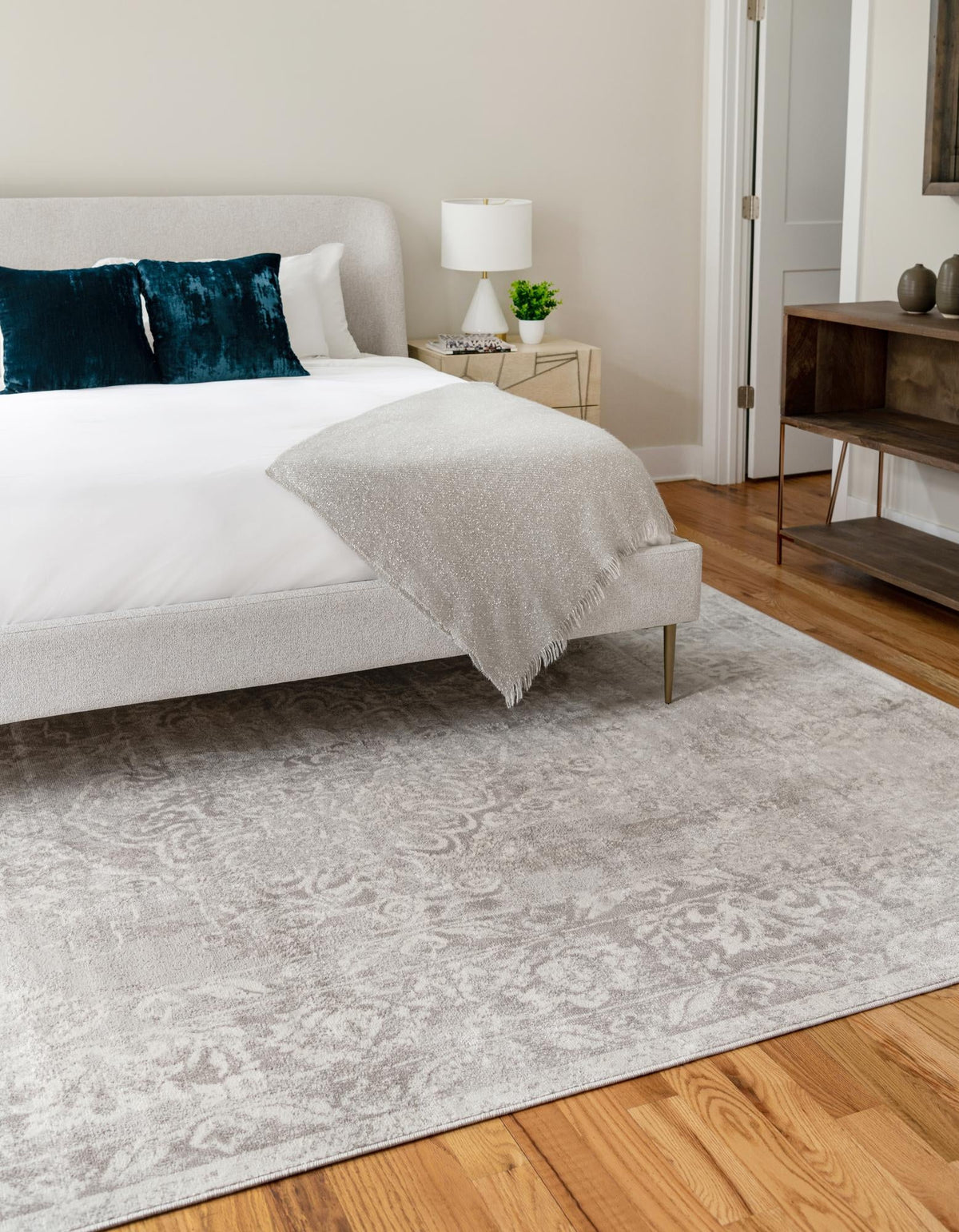 Cambridge Classics Collection Area Rug -  Fitzwilliam (Gray) Rectangle Gray  lifestyle 4