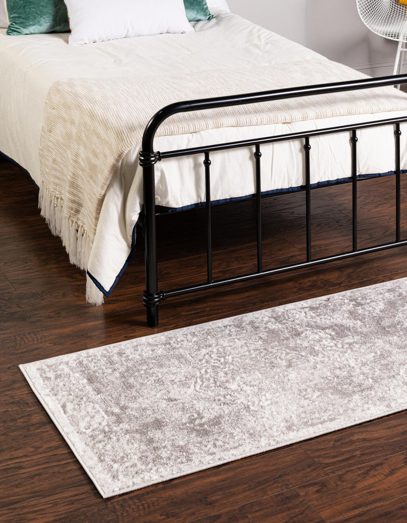 Cambridge Classics Collection Area Rug -  Fitzwilliam (Gray) Runner Gray  lifestyle 25