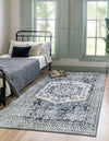 Cambridge Classics Collection Area Rug -  Magdalene (Blue) Rectangle Blue  lifestyle 2
